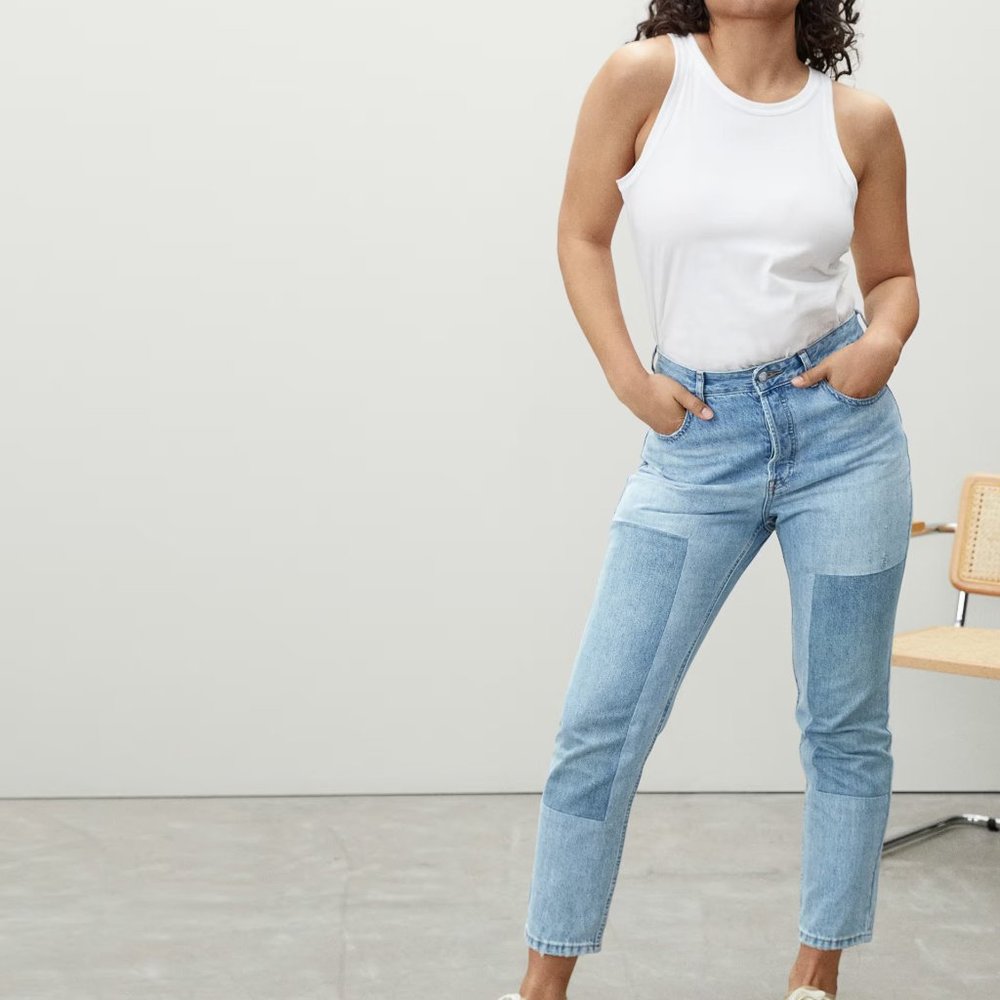 The Curvy ’90s Cheeky® Crop Jean NWT, Limited Edition Medium Blue - Size 33